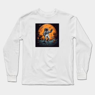 astronaut halloween Long Sleeve T-Shirt